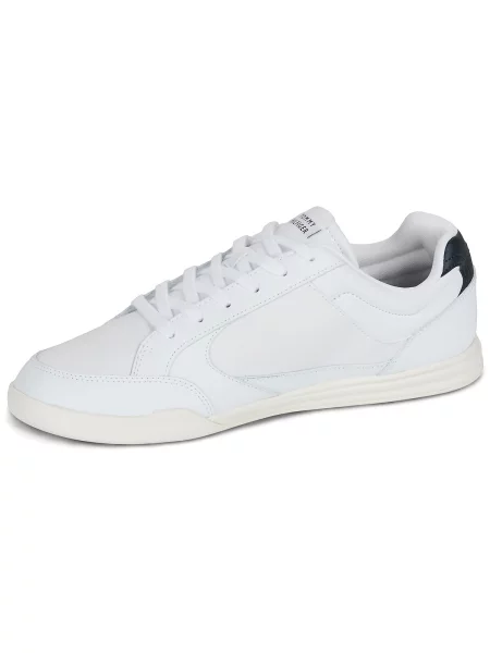 Sneakers Tommy Hilfiger Lo Pro Cupsole Perf Leather alb
