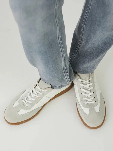 Medicine Kožené sneakers boty bílé