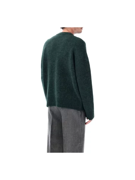Sweter Ami Paris wełniany zielony
