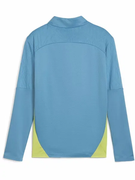 Młodzieżowa bluza treningowa Manchester City F.C. z zamkiem PUMA niebieska