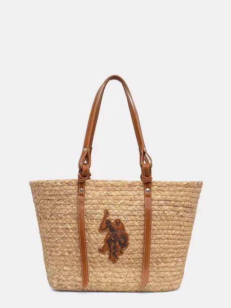 U.S. Polo Assn. torebka shopper SOMERSET beżowa