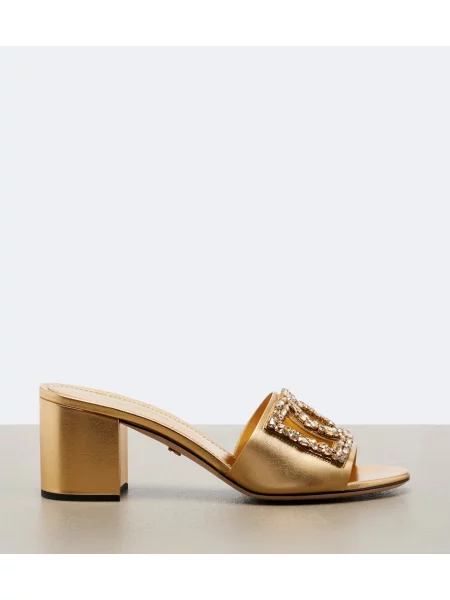 Papuci tip mules Dolce&gabbana din piele