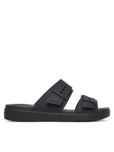 Šľapky Crocs Brooklyn Buckle Low Low čierna