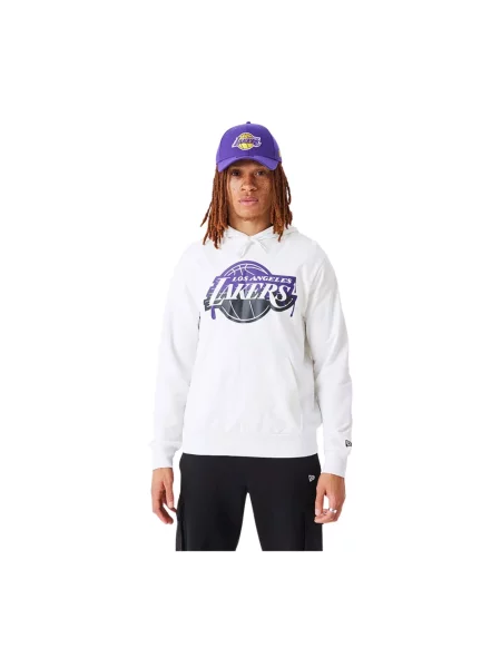 Bluza z kapturem New Era z kapturem biała