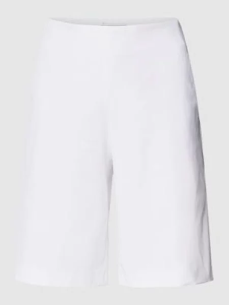 Szorty w jednolitym kolorze model ‘Iska’ Raffaello Rossi białe