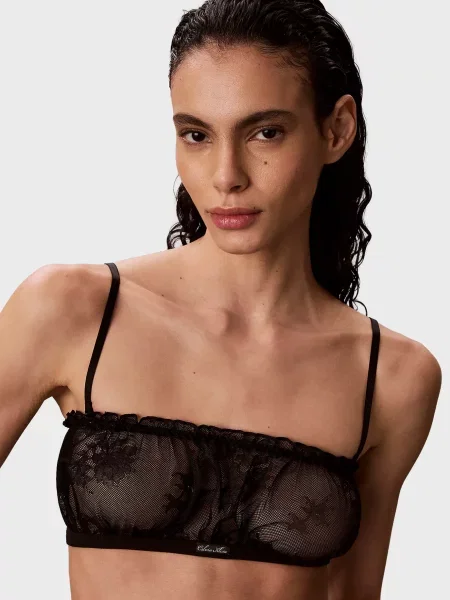 Без підкладки топ Calvin Klein чорний