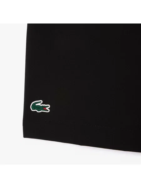 Lacoste Szorty Sportowe Ultra Dry I Regular Fit czarny