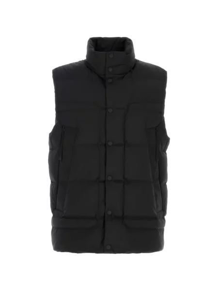Matlasat vestă din puf Moncler negru
