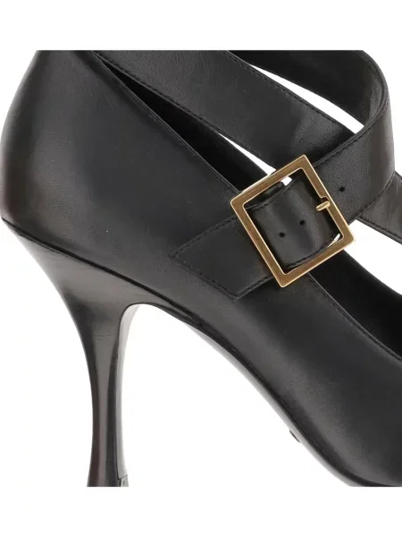 Pantofi cu toc Khaite din piele negru