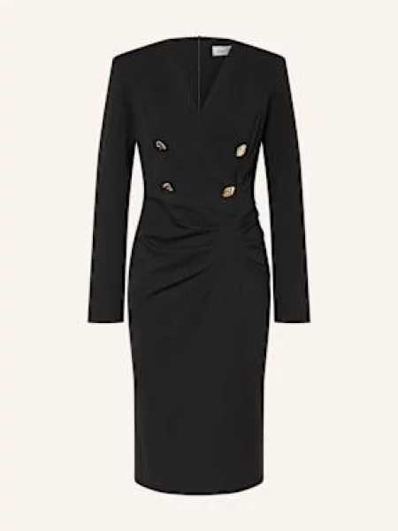 Joseph Ribkoff Sukienka W Stylu Kopertowym schwarz czarna