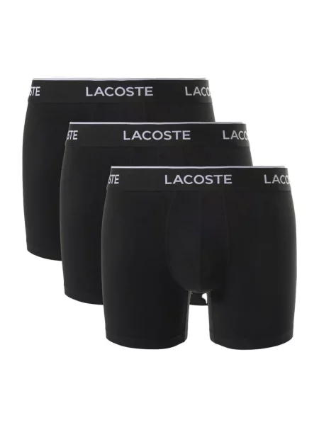 Boxerky Lacoste Underwear Boxer Brief Black S černé