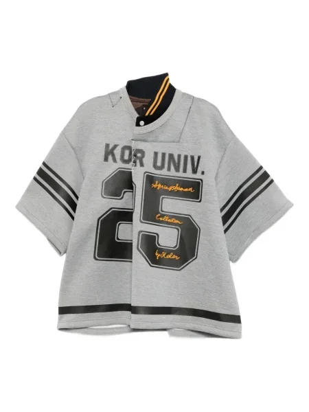 Koszulka Kolor z nadrukiem szara