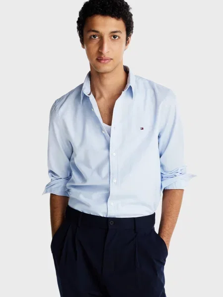 Сорочка Tommy Hilfiger блакитна