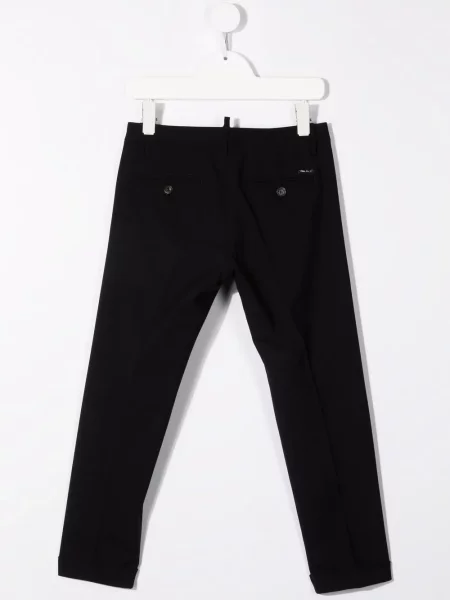 Dětské kalhoty Dsquared2 černé