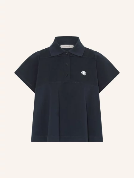 Dorothee Schumacher Polo Tričko Picqué Sporty Romance tmavě modrá bílá
