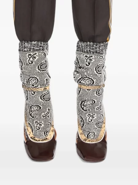 Șosete Dries Van Noten de lână gri