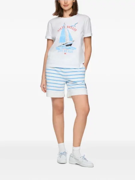 Tricou Marccain cu imagine alb