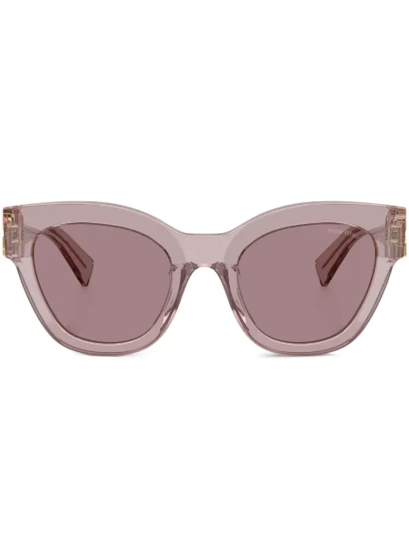 Prozirne sunčane naočale Miu Miu Eyewear ljubičasta