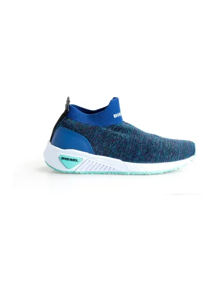 Sneakersy Diesel wsuwane niebieskie