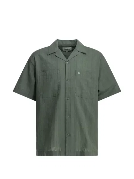 Cămașă Carhartt Wip cu broderie verde