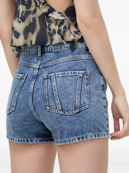 Pantaloni scurți din denim Iro albastru