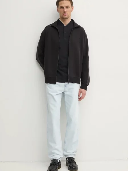 Calvin Klein tricou polo negru
