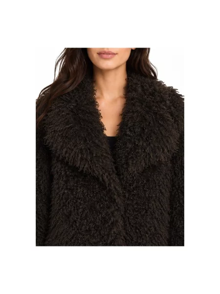 Geacă Michael Michael Kors cu blană maro