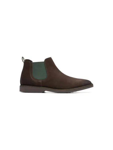 Sztyblety Clarks skórzane brązowe