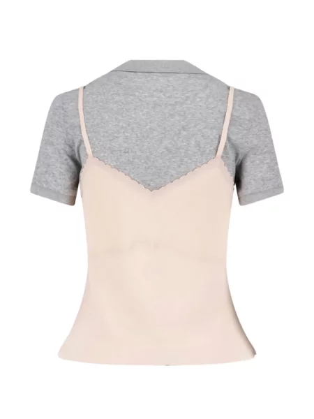 Scurt top Miu Miu roz