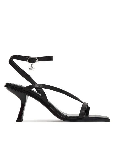 Karl Lagerfeld sandale de piele KARMEL negru