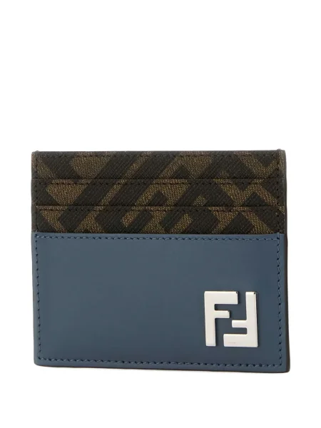 Portofel Fendi din piele albastru