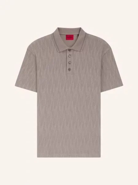 Hugo Jerseyové Polo Tričko Dunik černošedá
