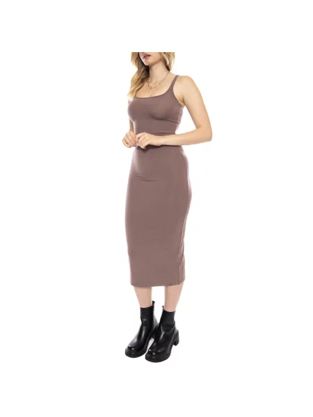 Sukienka maxi Ugg brązowa