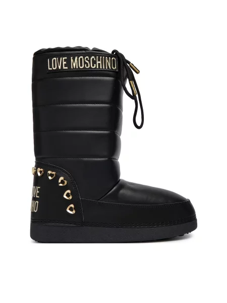 LOVE MOSCHINO Škornji za sneg črna