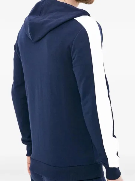 Hanorac cu glugă Reebok cu autograf albastru
