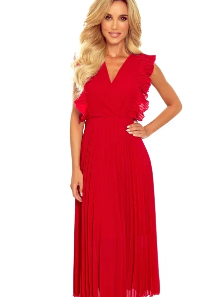 Večerna obleka Numoco rdeča