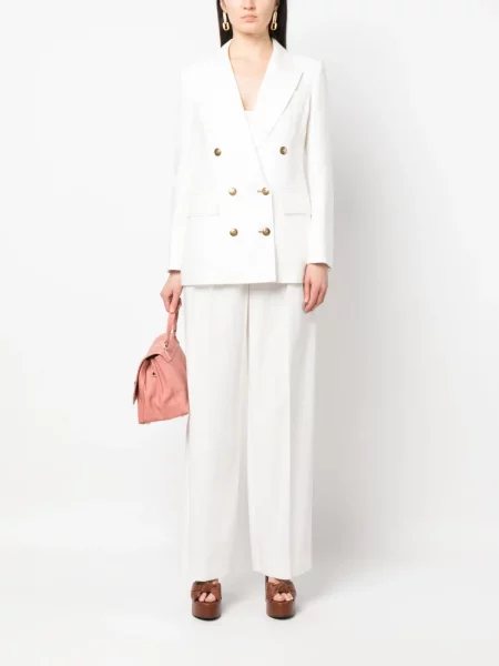 Dvouřadé sako Max Mara bílé