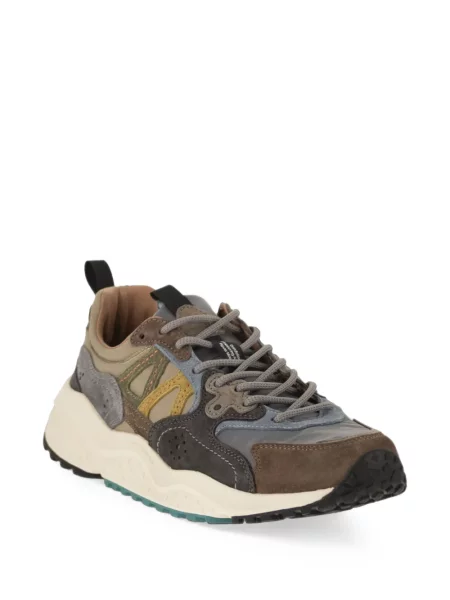 Szarvasbőr virágos sneaker Flower Mountain szürke