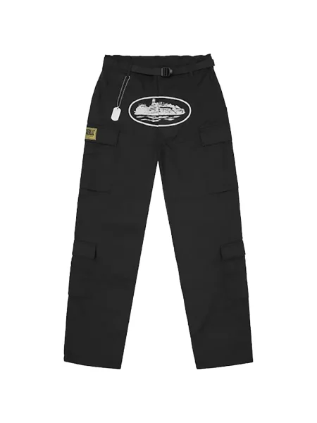 Pantaloni cargo Corteiz negru