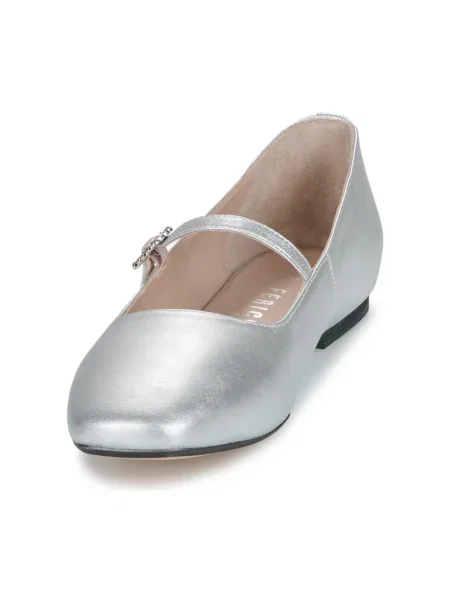 Pantofi Fericelli argintiu