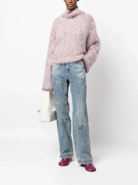 Megztinis Jw Anderson apkarpytas rožinė