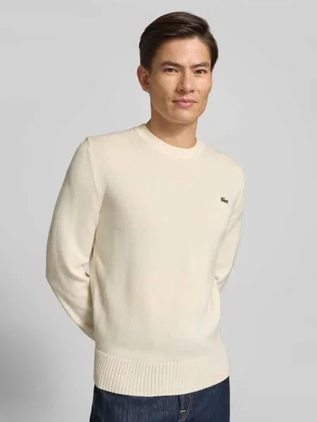 Sweter Lacoste biały