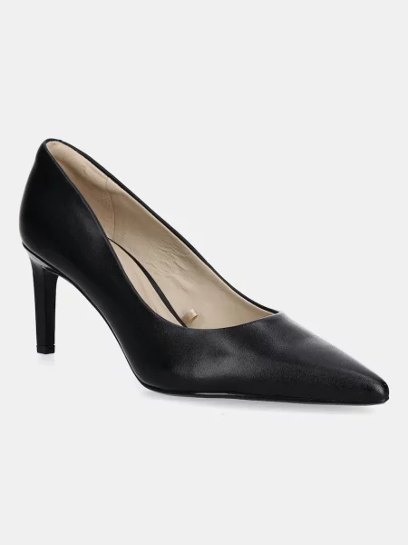 Pantofi cu toc Calvin Klein din piele negru