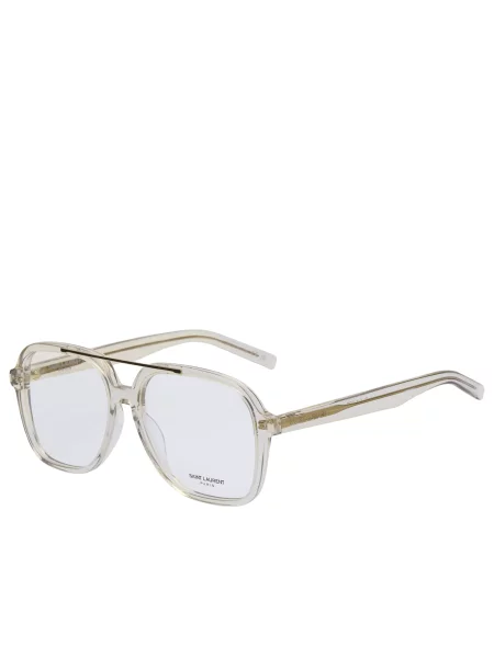 Okulary przeciwsłoneczne Saint Laurent Sunglasses beżowe