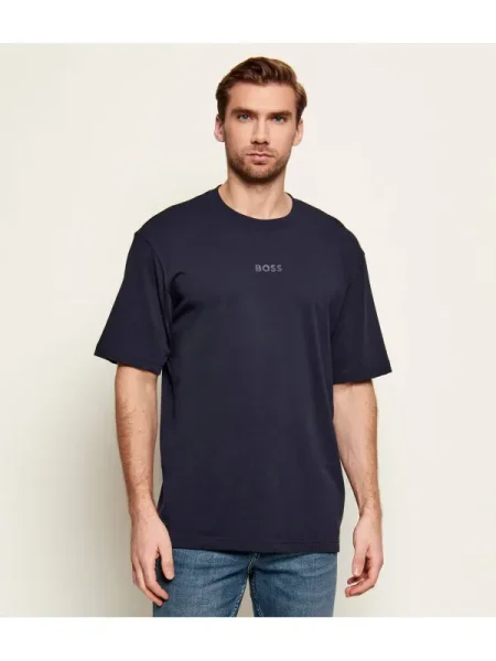 BOSS GREEN Tricou Tee 10 | Oversize fit verde
