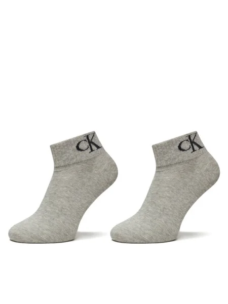 Чорапи Calvin Klein Jeans 2 чифта сиво