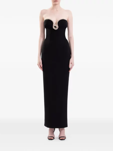 Rochie Saiid Kobeisy fără bretele negru