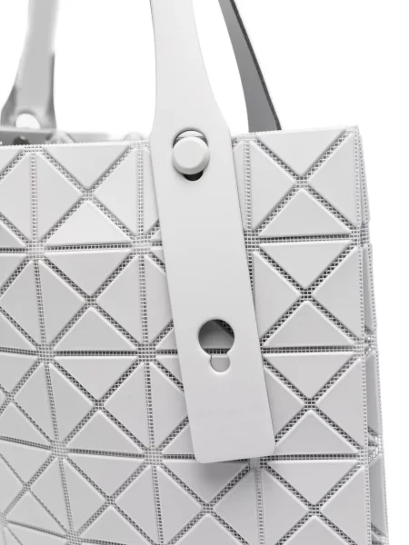 Geantă Bao Bao Issey Miyake cu imprimeu geometric gri