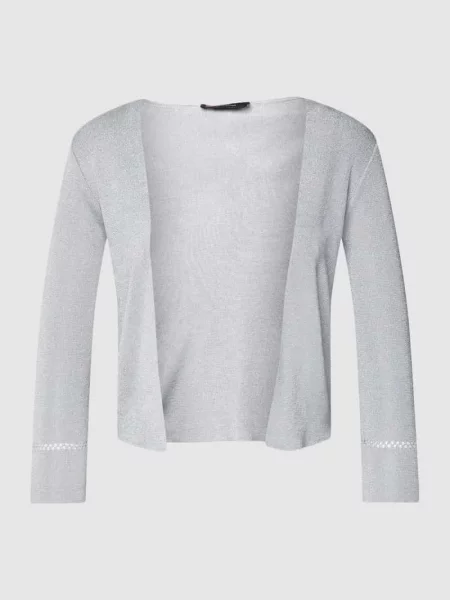 Bolerko z efektowną przędzą Vera Mont srebrna