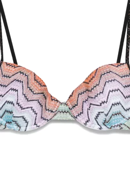 Bikini Missoni tricotate portocaliu